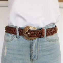 Ariat Ladies Sunflower Belt -Fashion Western Hat IMG 0804 2