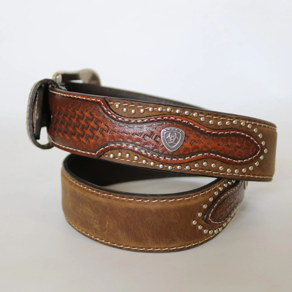 Ariat Men's Brown Western Belt - The El Paso 3 Ariat Men's Brown Western Belt - The El Paso - Image 3