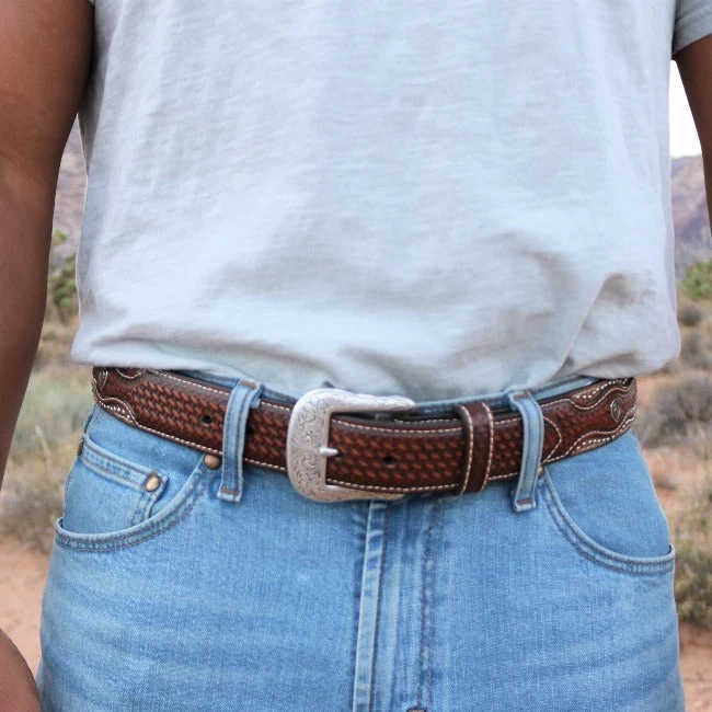Ariat Men's Brown Western Belt - The El Paso 2 Ariat Men's Brown Western Belt - The El Paso - Image 2
