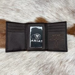 Ariat Men's Mexico Leather Trifold Wallet 6 Ariat Men's Mexico Leather Trifold Wallet -Fashion Western Hat image 3ce0e260 2d4c 476f 83d3 c6bc79ed657c
