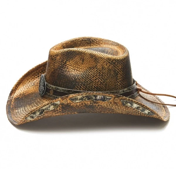 Stampede Men's Straw Cowboy Hat - The Revolver 3 Stampede Men's Straw Cowboy Hat - The Revolver - Image 3