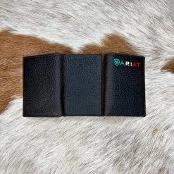 Ariat Men's Mexico Leather Trifold Wallet 7 Ariat Men's Mexico Leather Trifold Wallet -Fashion Western Hat image 7cf51e22 8a70 4431 b616 b40fae10ce1c