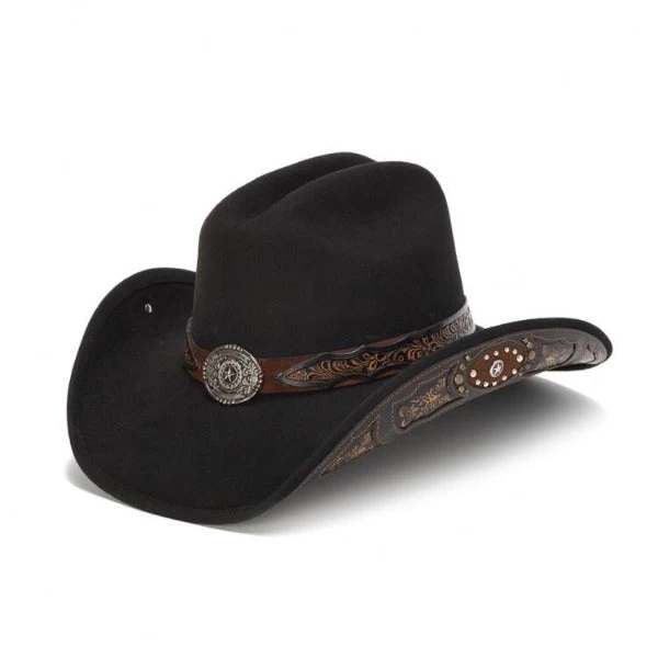 Stampede Men's Felt Cowboy Hat - The Jasper 1 Stampede Men's Felt Cowboy Hat - The Jasper