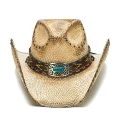Stampede Straw Cowboy Hat - The Eight Seconds -Fashion Western Hat image e53c5ca4 71bc 4db3 807e 609ab86bc353