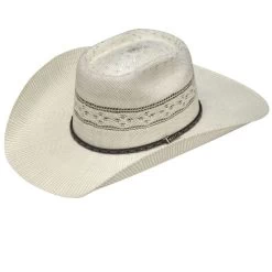 Ariat Twister Grey Straw Cowboy Hat - Heeler