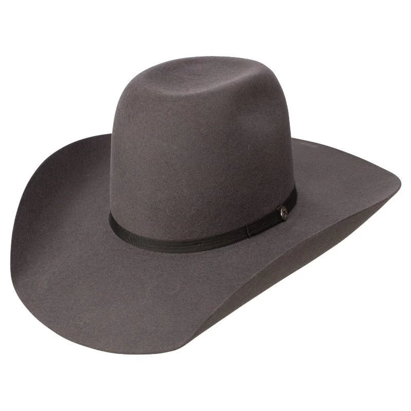 Resistol Hooey Day Money Felt Cowboy Hat | Grey 1 Resistol Hooey Day Money Felt Cowboy Hat | Grey