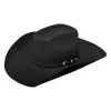 Ariat Added Money 2X Black Wool Cowboy Hat