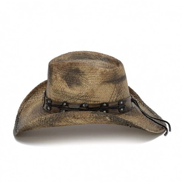 Stampede Men's Distressed Cowboy Hat - The Slashed 2 Stampede Men's Distressed Cowboy Hat - The Slashed - Image 2