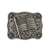 Nocona Men's USA Flag Belt Buckle