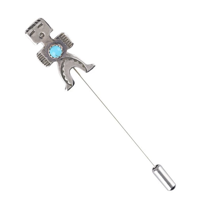 Peyote Bird Sterling Silver Little Spirit Hat Stick Pin 3 Peyote Bird Sterling Silver Little Spirit Hat Stick Pin - Image 3