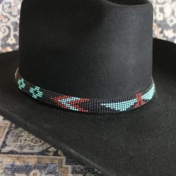 Western Beaded Hat Band - Thunderbird -Fashion Western Hat medium 8fa104c0 a42c 42d3 9168 8b369efe8a5d