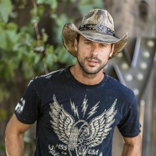 Stampede Men's Distressed Cowboy Hat - The Slashed 1 Stampede Men's Distressed Cowboy Hat - The Slashed