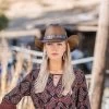 Stampede Women's Brown Straw Cowboy Hat - The Horse Lover