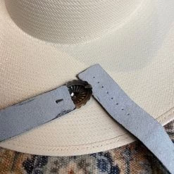 Genuine Cowhide Hat Band - Speckled Grey -Fashion Western Hat medium cdc19c37 42a2 42b9 9bab bf6818c0f2e7