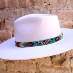 Twister Western Beaded Arrow Hat Band
