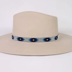 Western Beaded Hat Band - White/Blue 10 Western Beaded Hat Band - White/Blue -Fashion Western Hat medium e118b26b 01b8 465b 8928 420cec4c7ef7