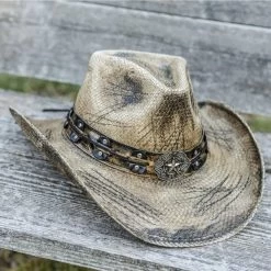 Stampede Men's Distressed Cowboy Hat - The Slashed 7 Stampede Men's Distressed Cowboy Hat - The Slashed -Fashion Western Hat medium e6901f5e dd0e 4c3f a5bc 963284e080f4