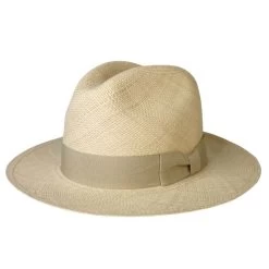 Ronnel Panama Straw Beige Fedora Hat | The Henry