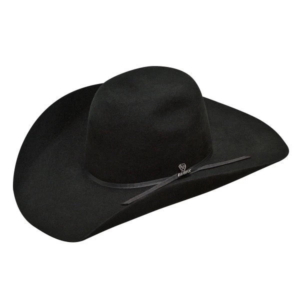 Ariat Men's Black Wool Punchy Cowboy Hat 1 Ariat Men's Black Wool Punchy Cowboy Hat
