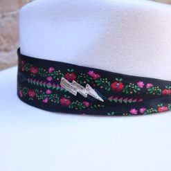 Peyote Bird Sterling Silver Lighting Bolt Pin