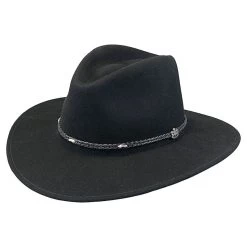 Biltmore Black Wool Fedora Hat - Discovery