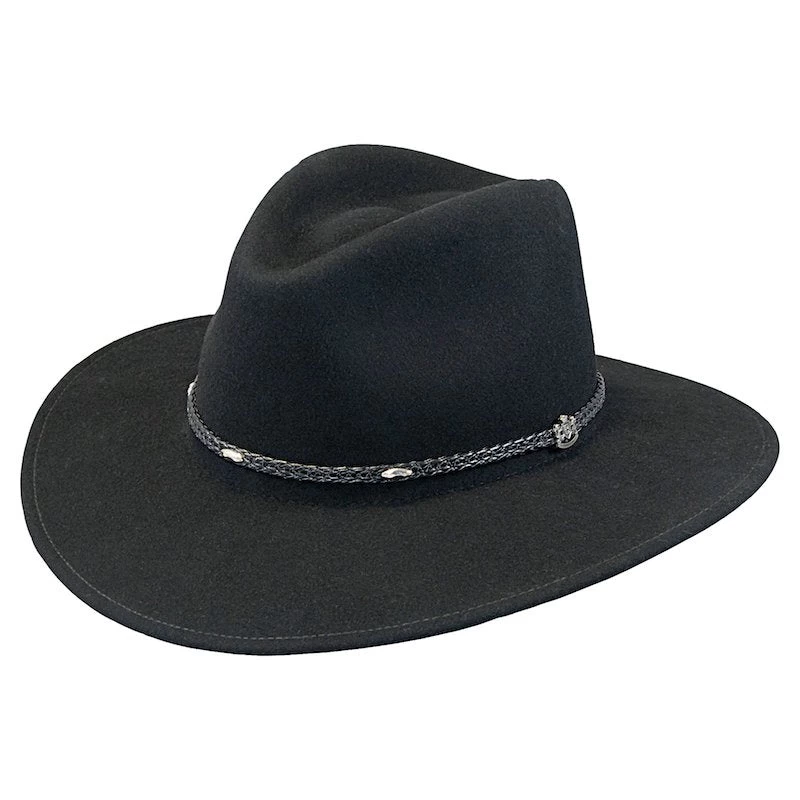 Biltmore Black Wool Fedora Hat - Discovery 1 Biltmore Black Wool Fedora Hat - Discovery