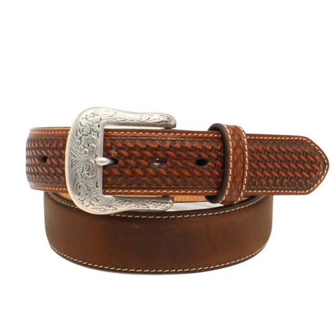 Ariat Men's Brown Western Belt - The El Paso 1 Ariat Men's Brown Western Belt - The El Paso